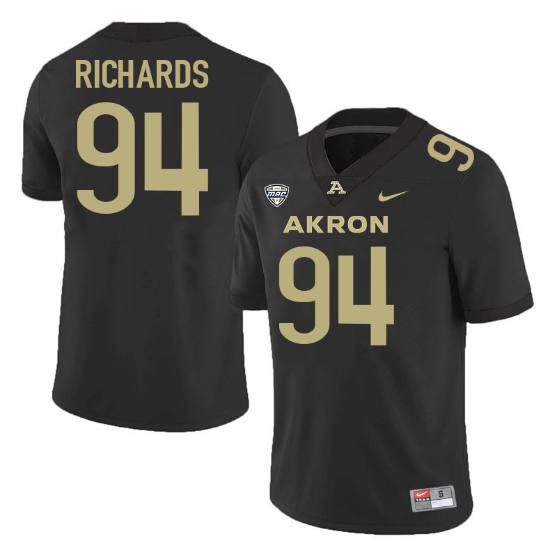 Kabbash Richards Akron Zips Jersey,University Of Akron #94 Kabbash Richards Jersey Youth-Black